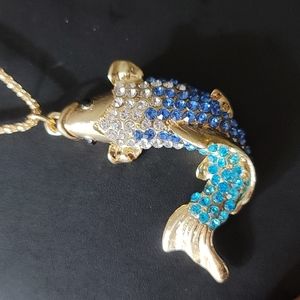 NWT Crystal Koi Necklace by Betsey Johnson